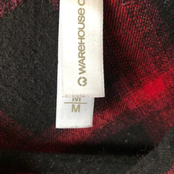 2/$15 Warehouse One Button-Down Cotton Flannel Shirt - Picture 3 of 4